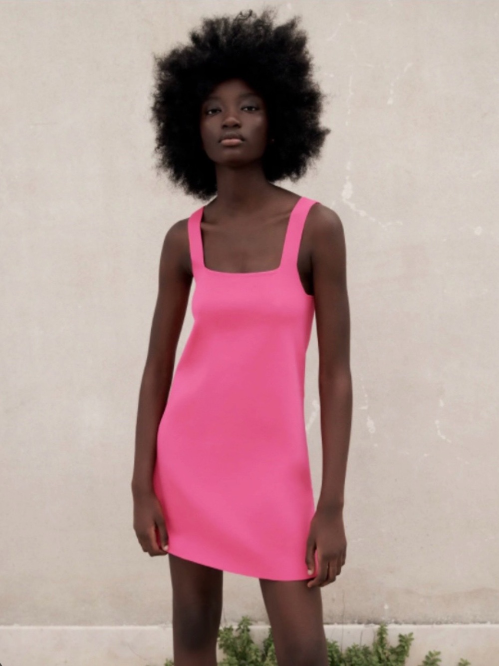 Zara - Pink Knit Dress
